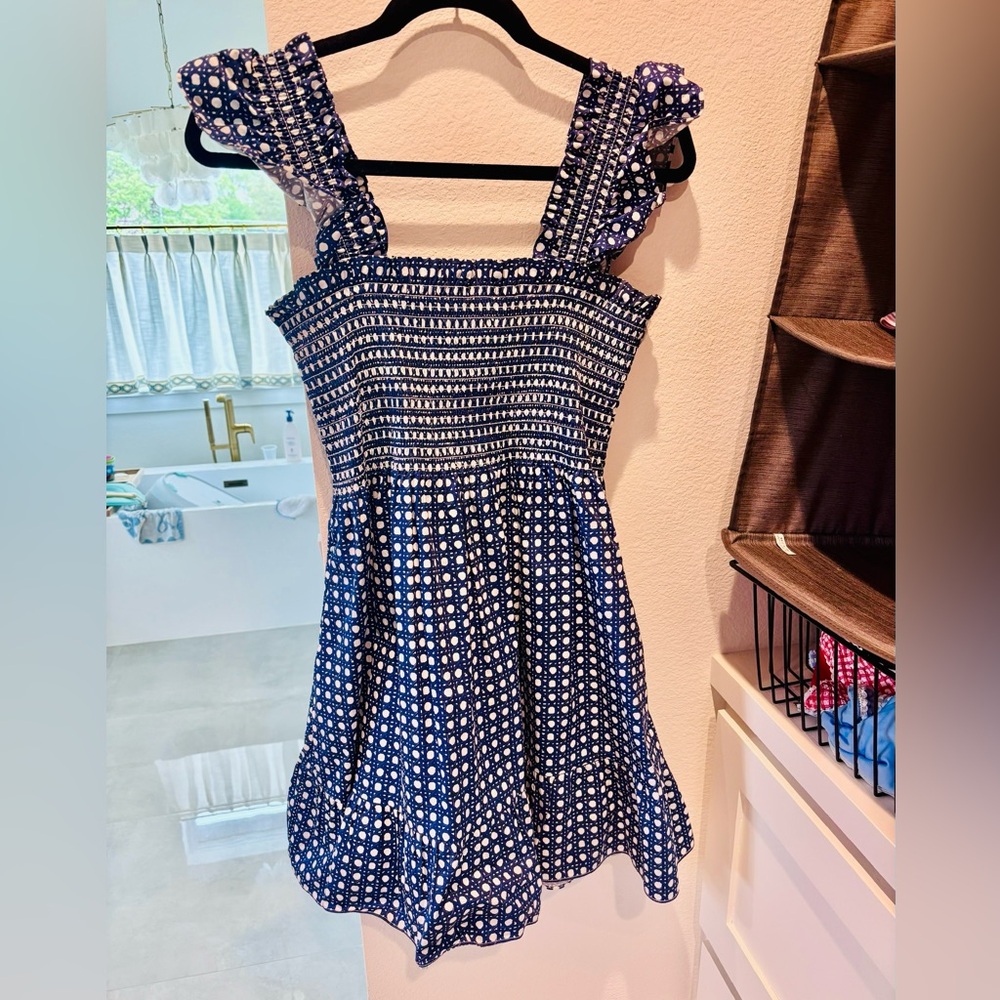 Hill House Polka Dot mini dress